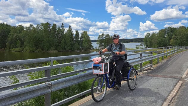 Petri ystävyyspyöräilyllä