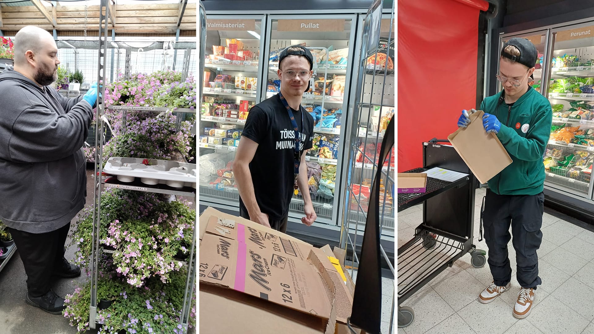 Täsmätyöntekijöitä