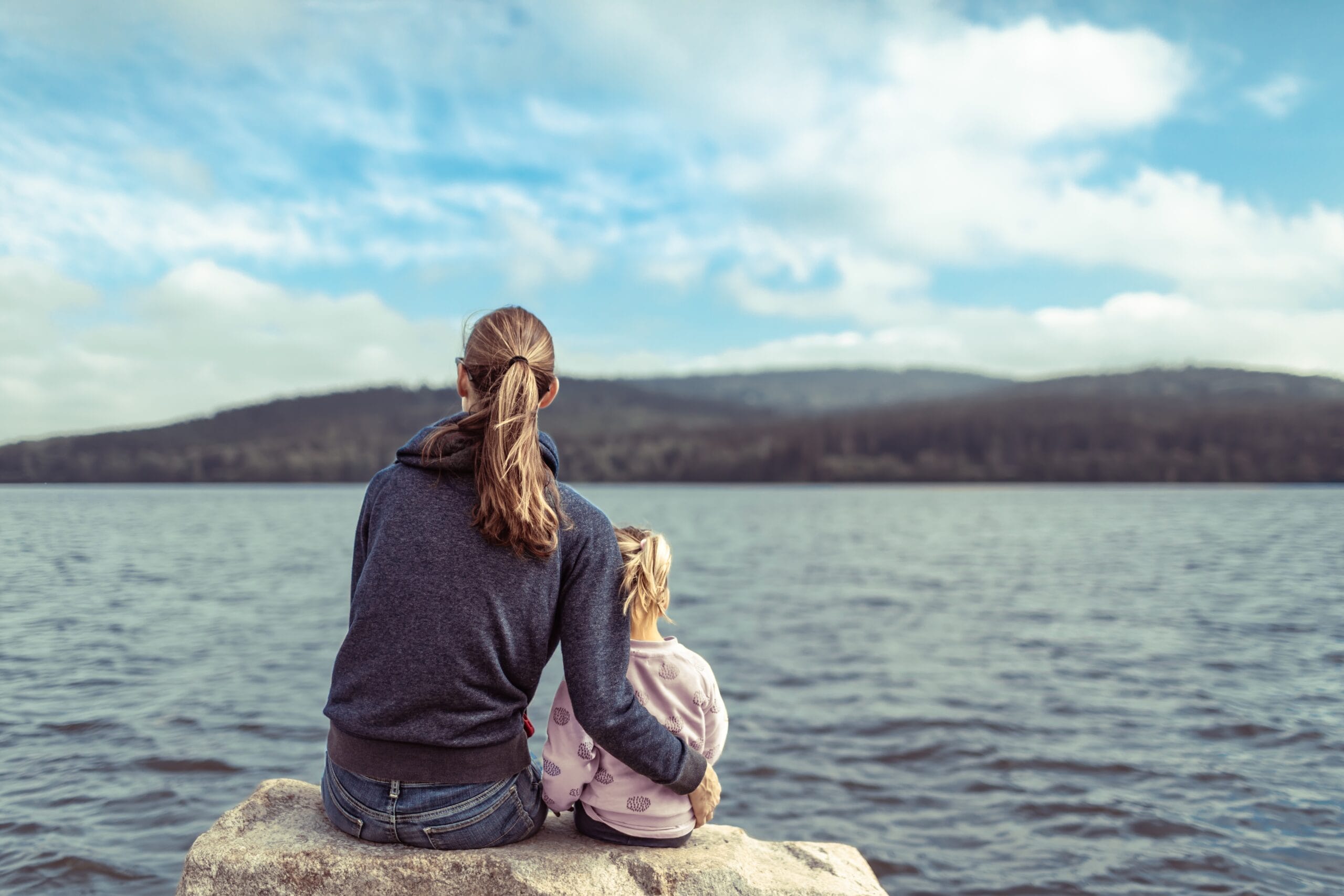 Family,Mother,Daughter,Enjoying,A,Day,By,The,Lake,Bonding Family,Mother,Daughter,Enjoying,A,Day,By,The,Lake,Bonding