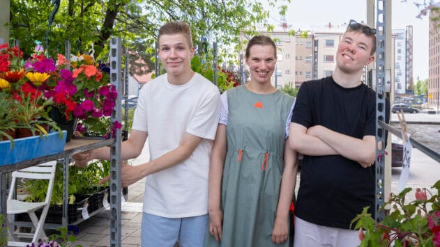Kolme nuorta